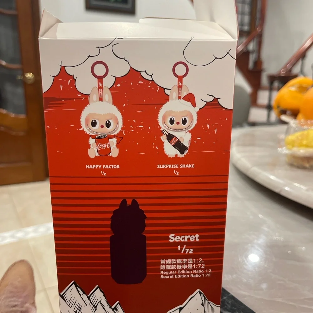 AUTHENTIC POP Mart Cola-Cola Labubu (Happy Factor) plush - Picture 5 of 6